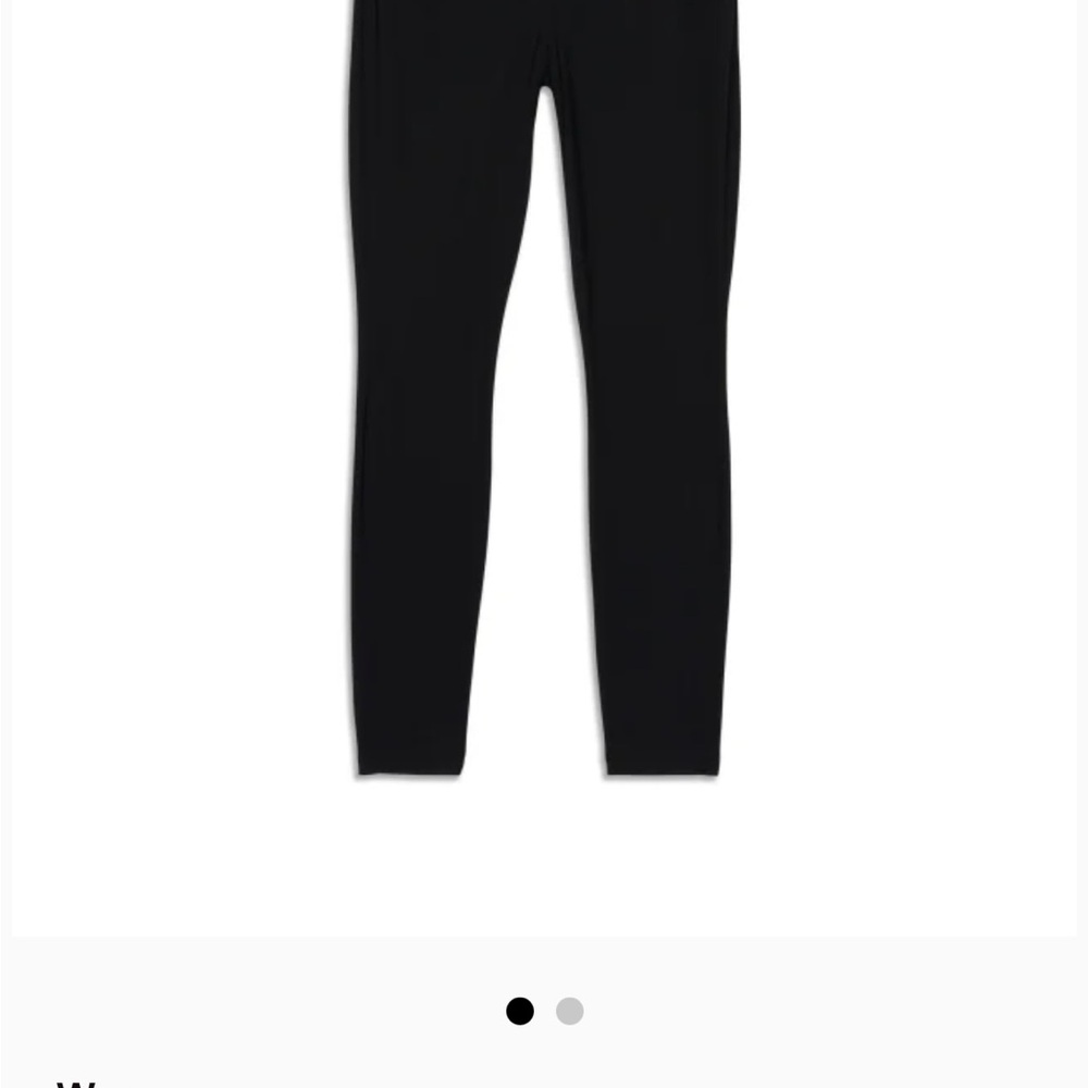 Lululemon Black City Sleek High Rise